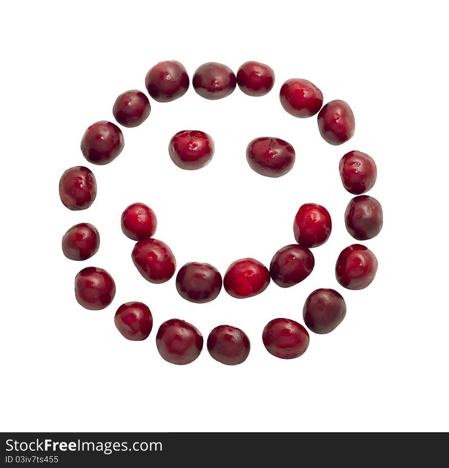 Smiling cherry face