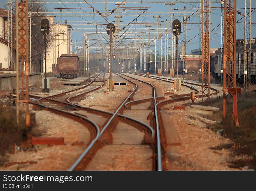 Train stations