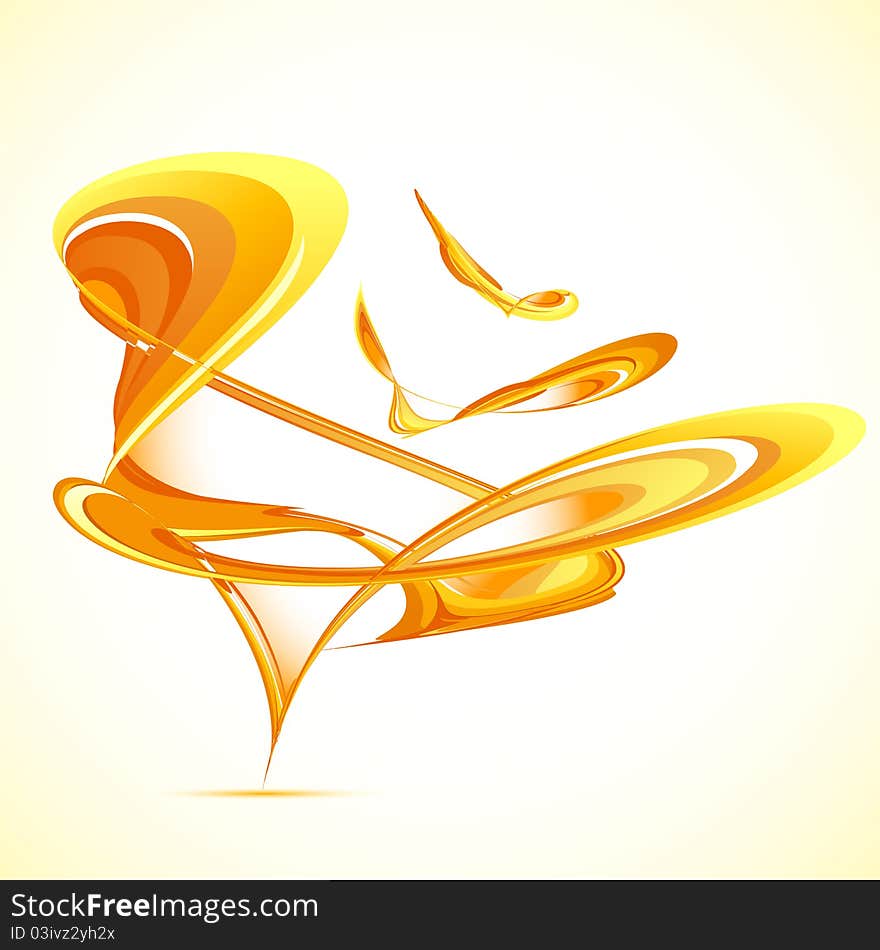 Illustration of abstract shape on colorful background. Illustration of abstract shape on colorful background