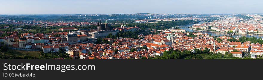 Panoramic View Of Prague