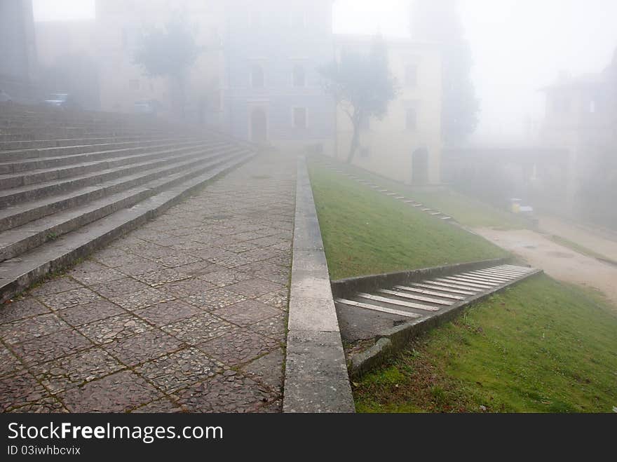 Fog, Todi, Next to S. Fortunato Church