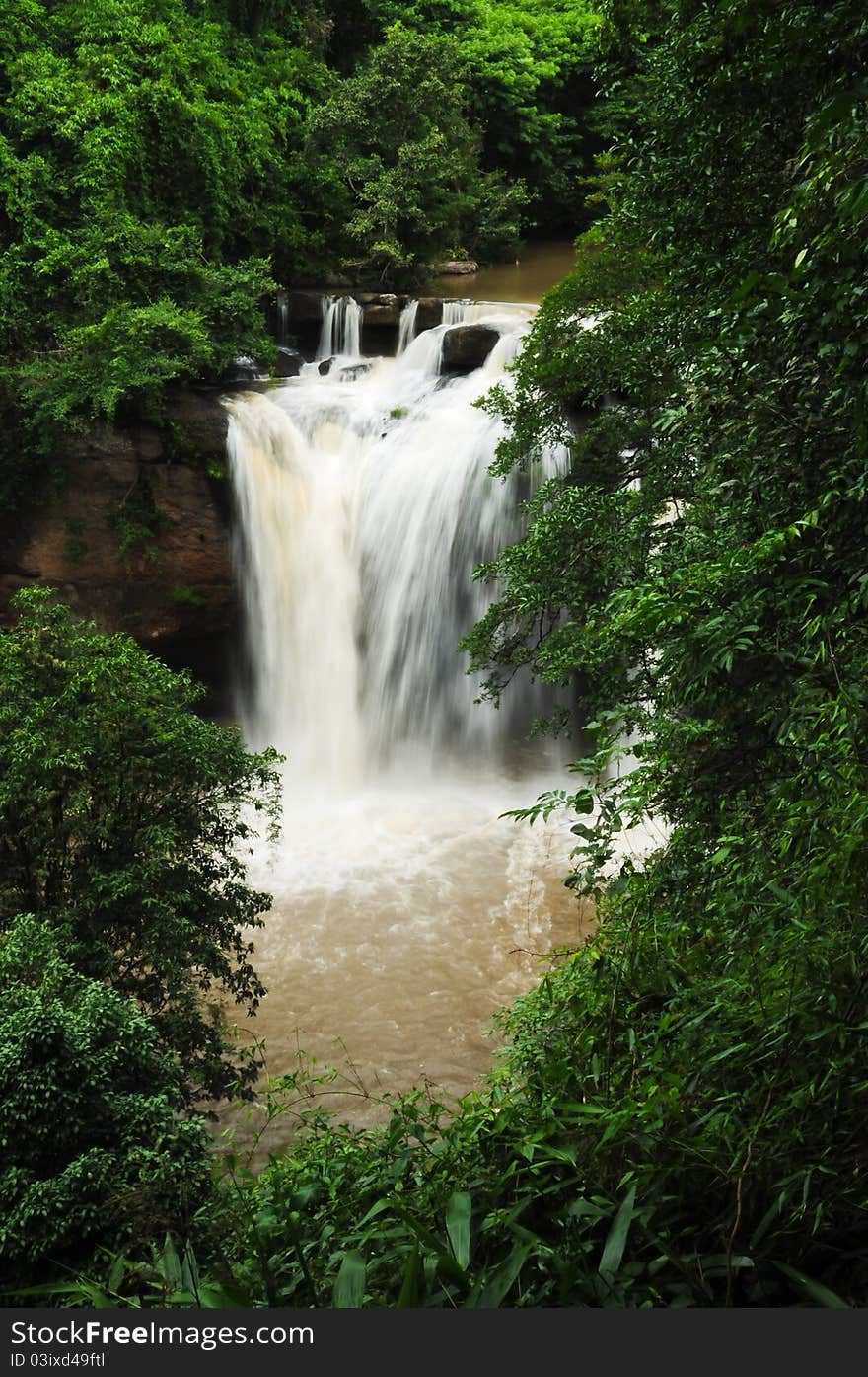 Waterfall in Khao Yai National Park