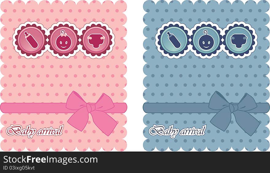 Baby arrival cards