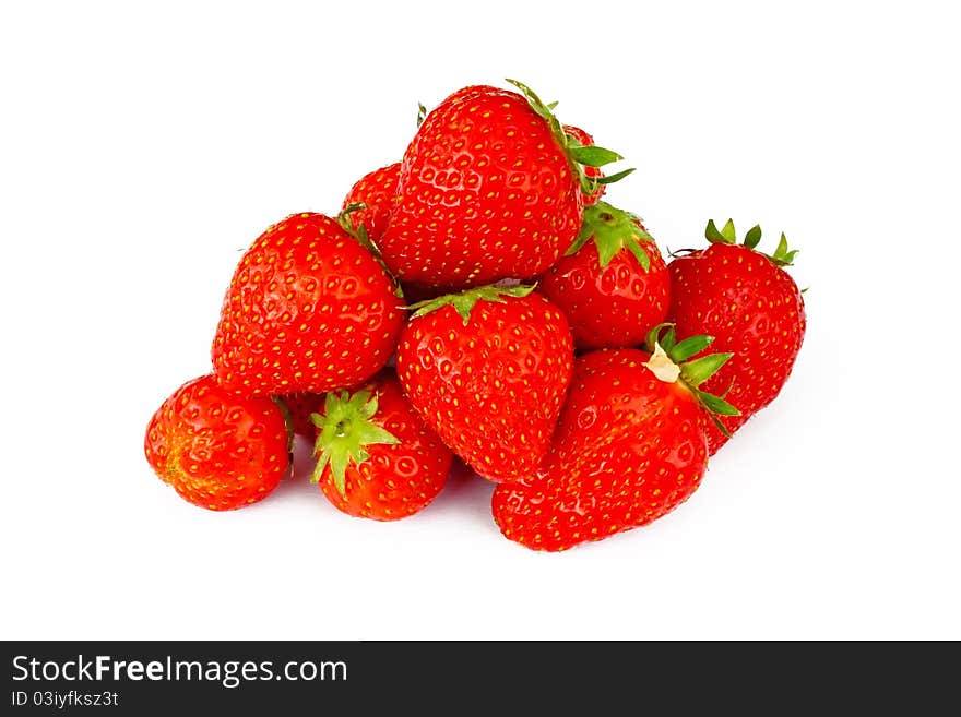 Heap of strawberries