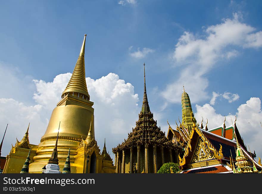 Wat Phra Kaew, Bangkok , Thailand.