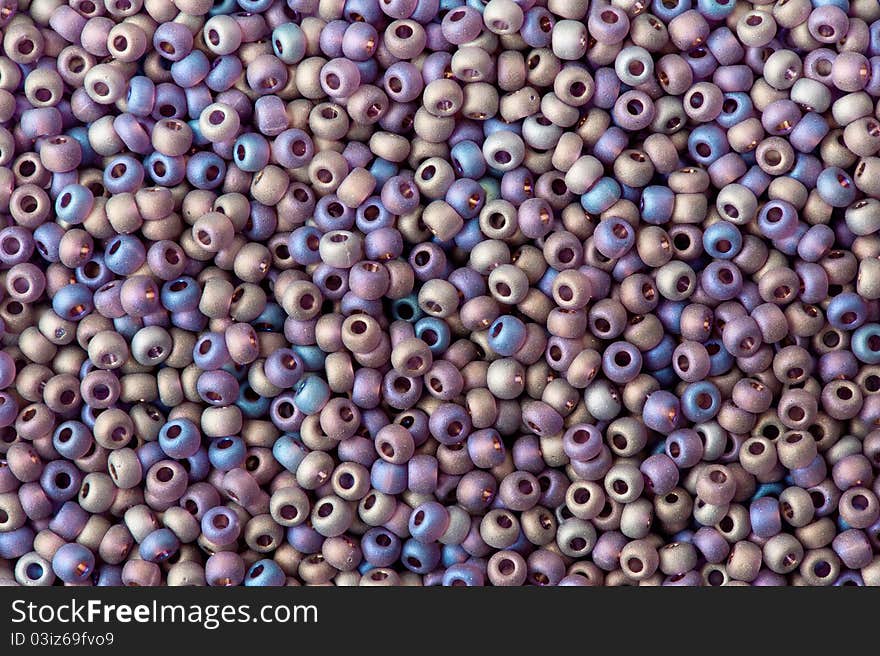 Beads close up