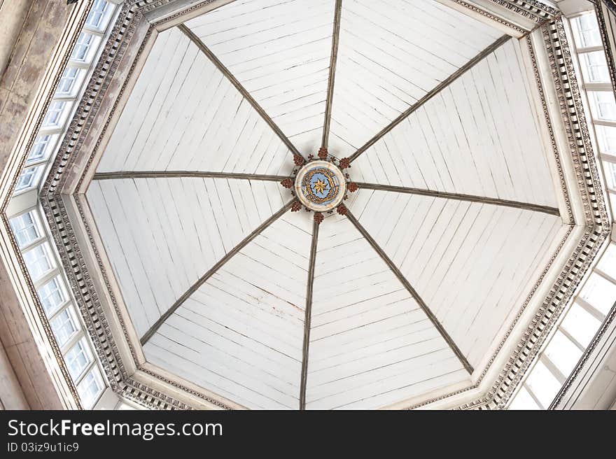 Dome of Anatomical theatre in Gustavianum of Uppsala