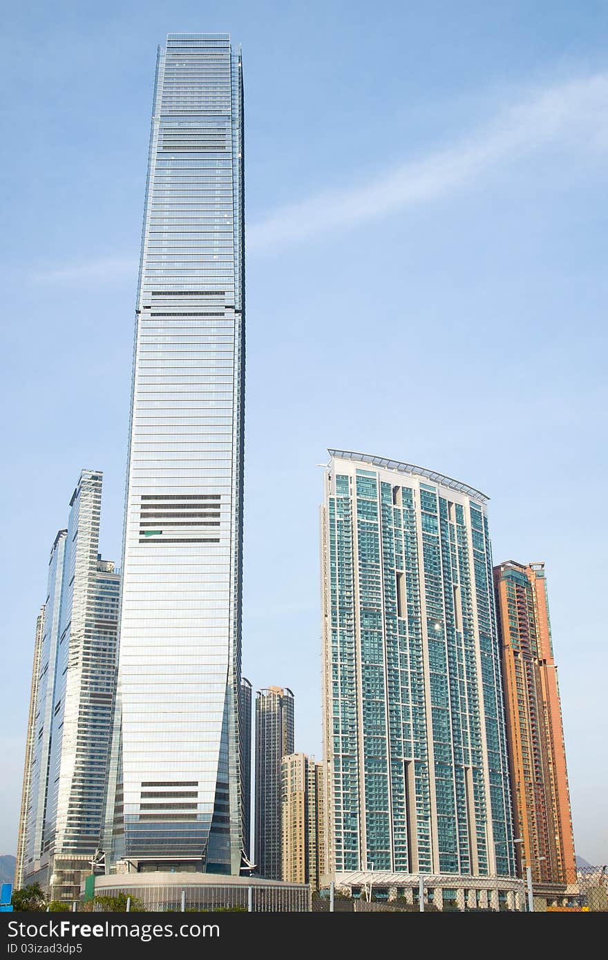 Commercial Skyscraper and Residential Apartments