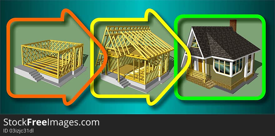 A brief visual aid for the construction of small cheap houses. A brief visual aid for the construction of small cheap houses