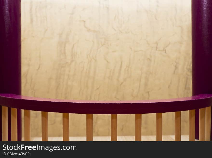 Wooden made balcony view making an interesting background. Wooden made balcony view making an interesting background