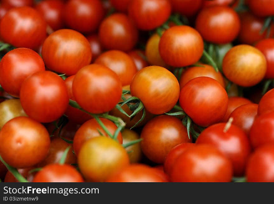 Juicy red tomatoes