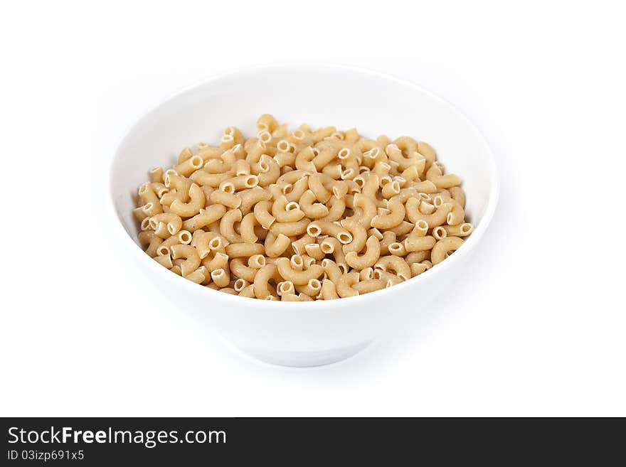 Dry macaroni pasta