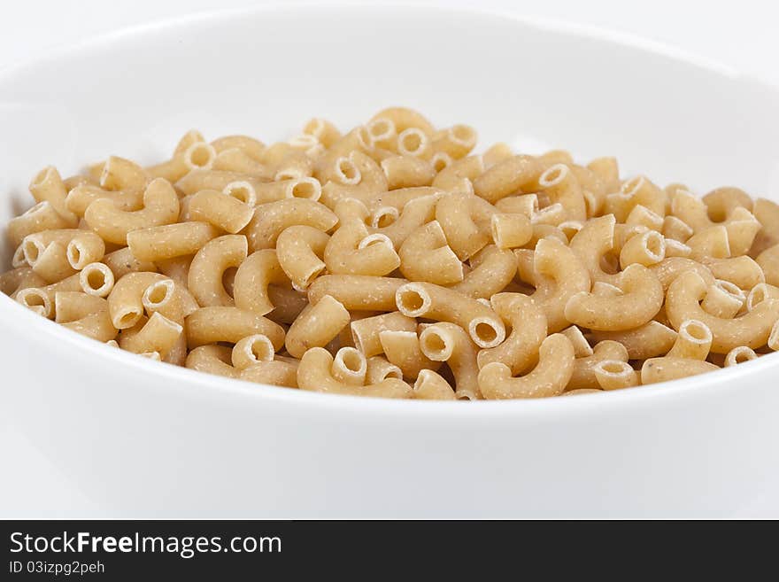 Dry macaroni pasta