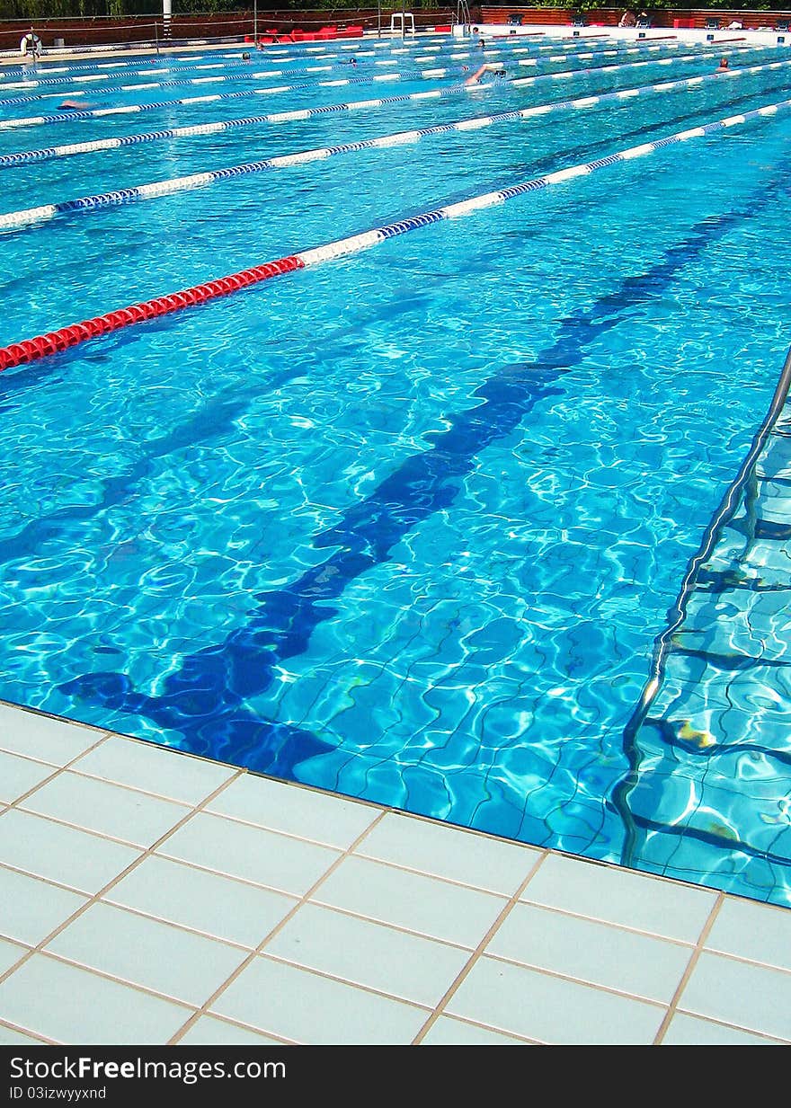 A summer day at the pool