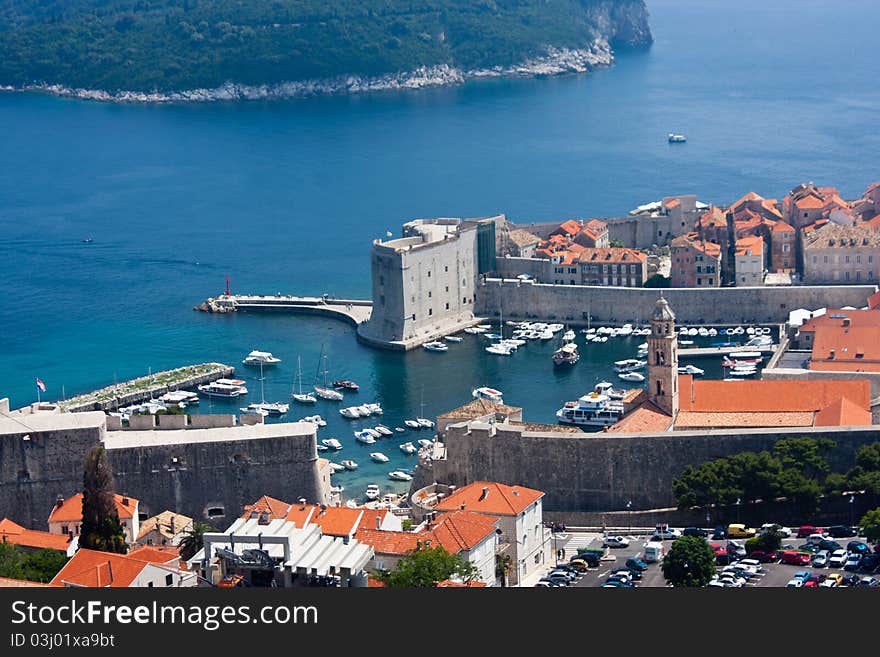 The town of Dubrovnik, Croatia, Europe