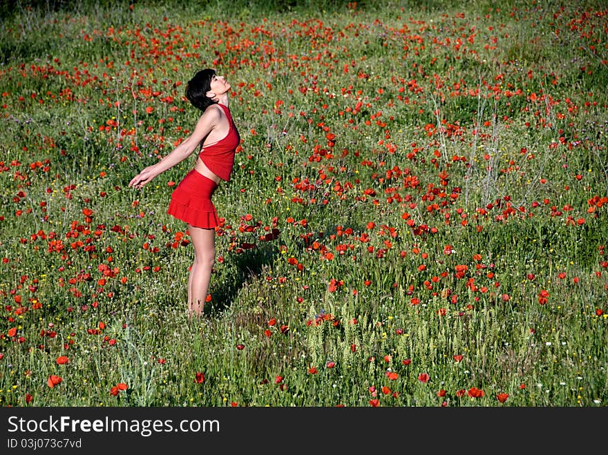 Smelling poppies