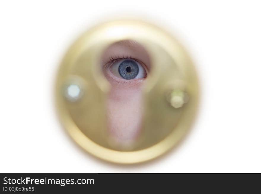 Looking through a keyhole