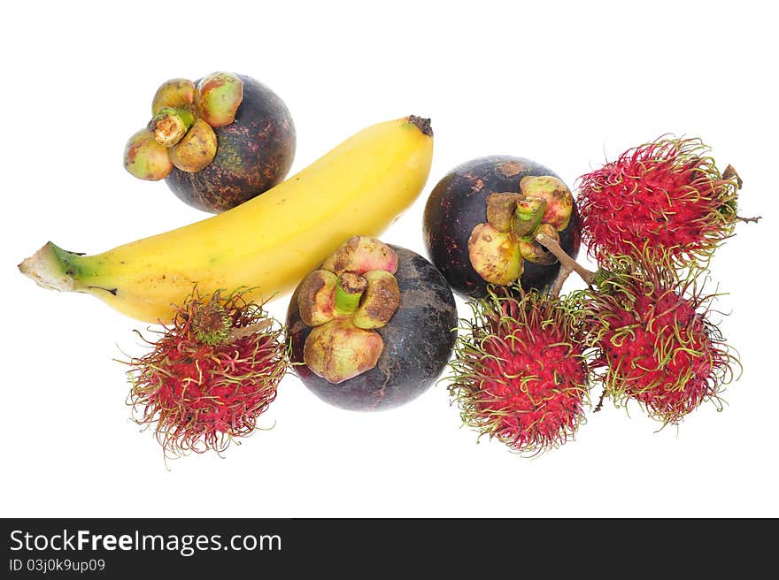 Assortment Of Tropical Fruits