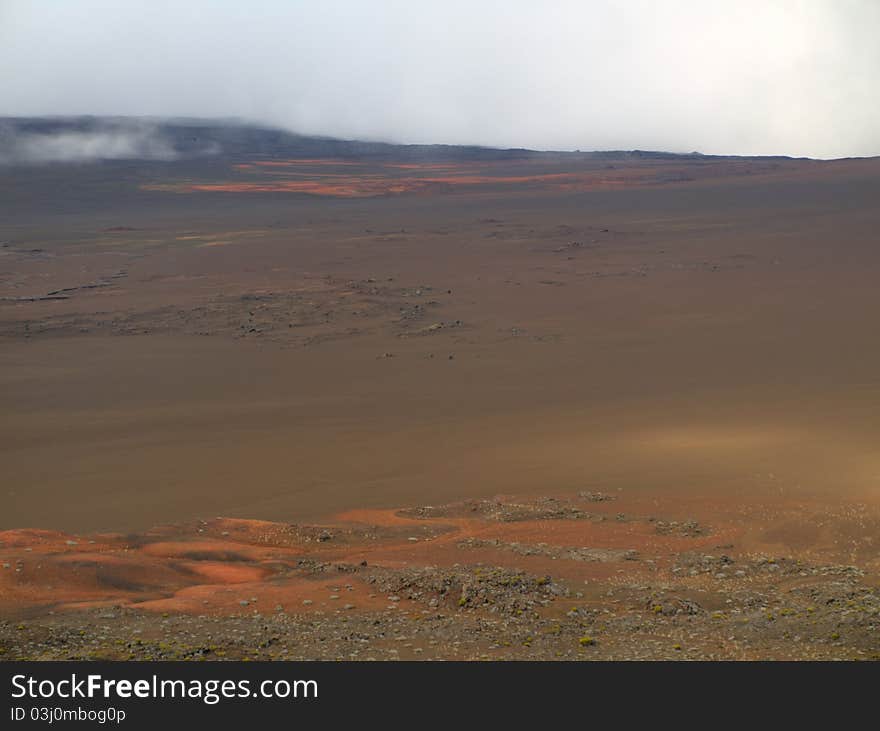 The road to the volcanoes