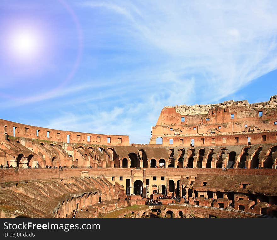 Architecture colosseum Rome