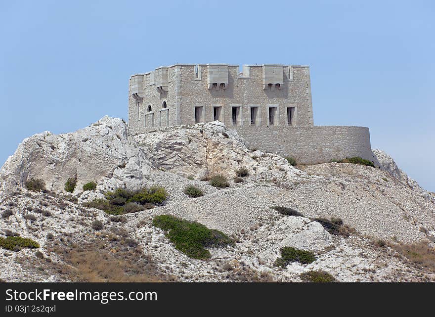 Poméguet's tower on Frioul island near Marseille