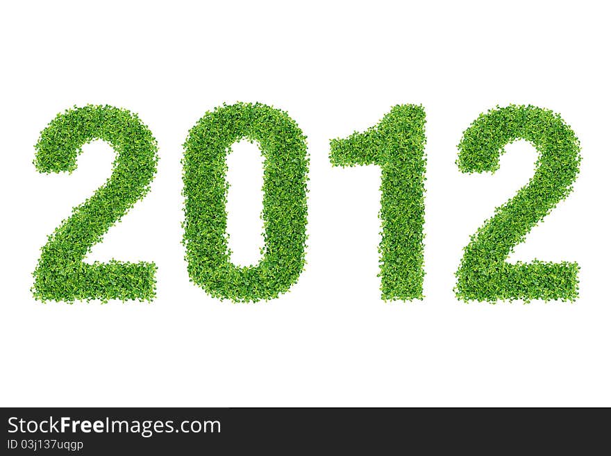 New Year Made Of Grass