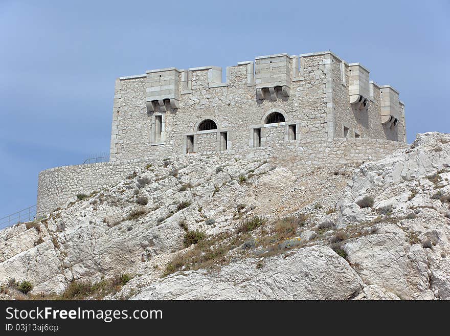 Poméguet's tower on Frioul island near Marseille