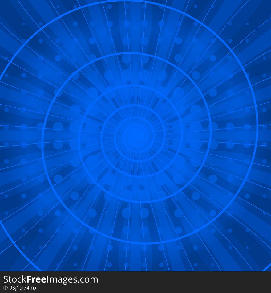 Abstract color pattern, lines and curves on the blue background. Abstract color pattern, lines and curves on the blue background