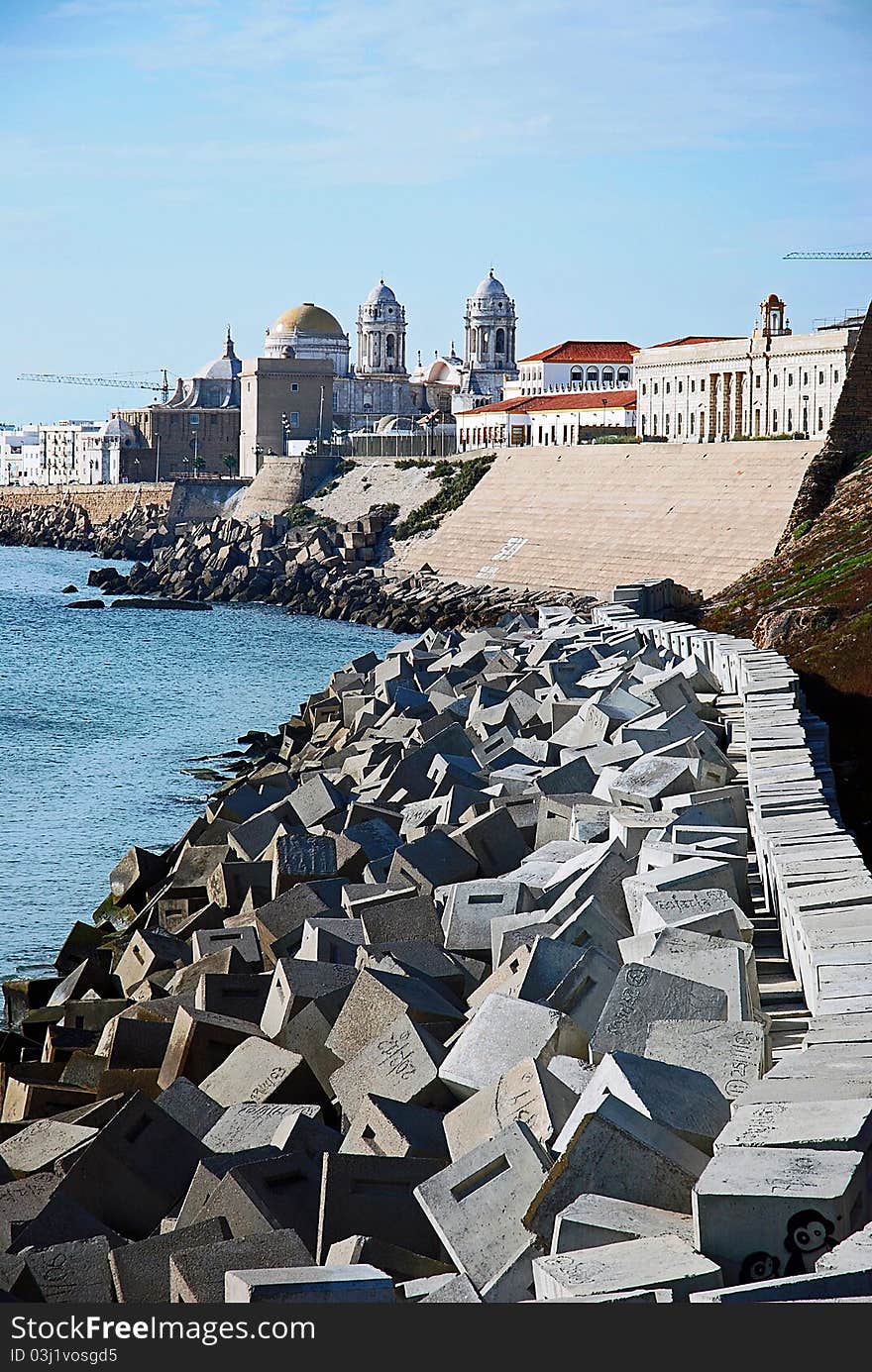 Boulevard in Cadiz