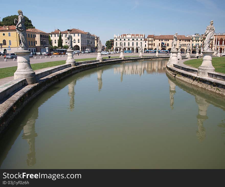 Prato della Valle, Padua, Italy