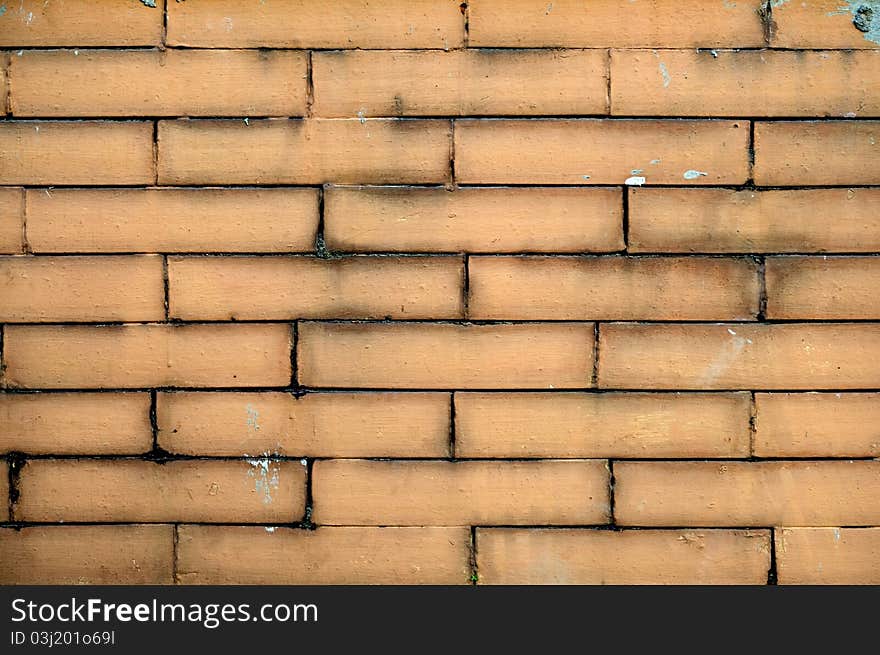 Wall texture in the outdoor of house, made from bricks, good for background. Wall texture in the outdoor of house, made from bricks, good for background