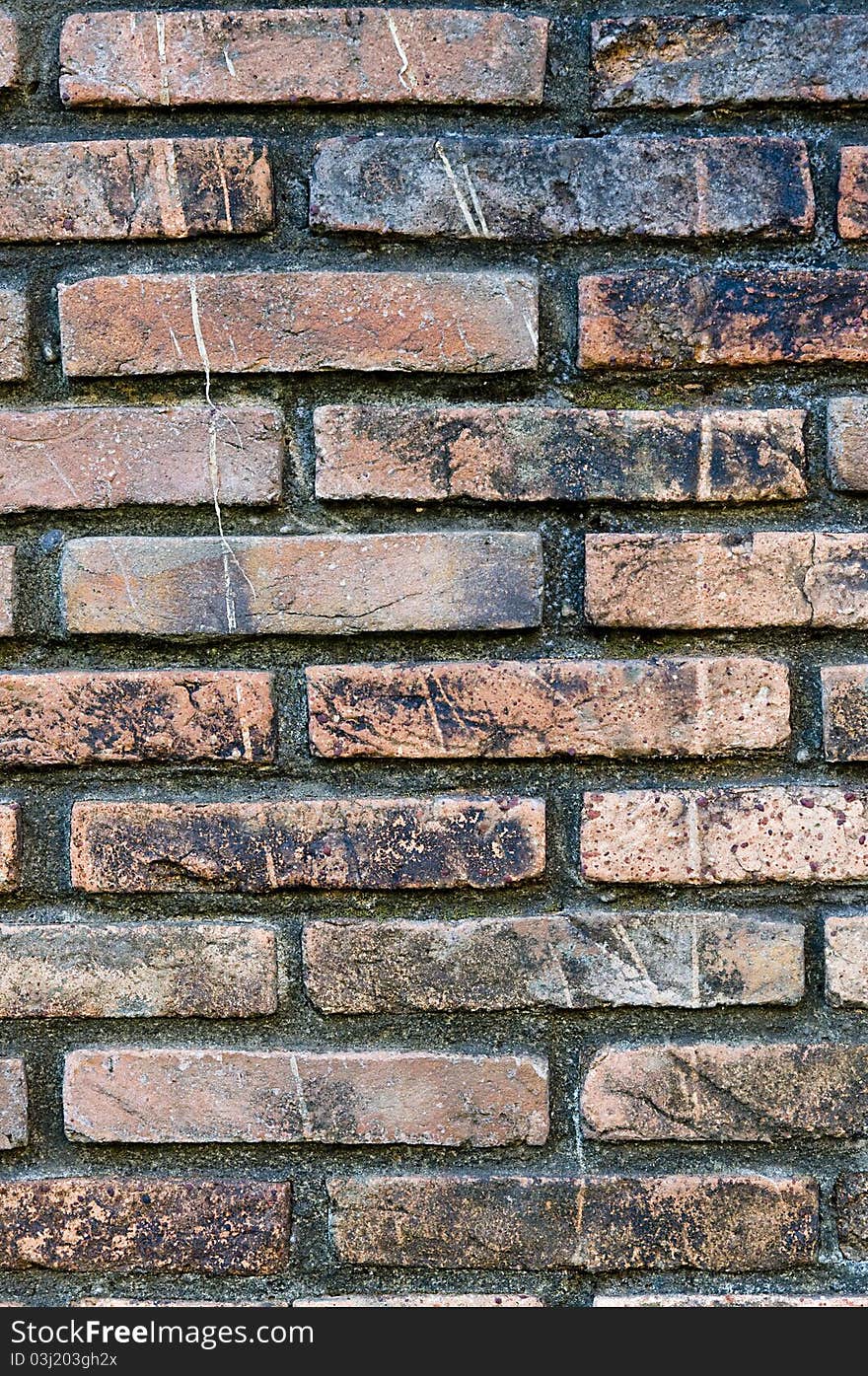 Wall texture in the outdoor of house, made from bricks, good for background. Wall texture in the outdoor of house, made from bricks, good for background