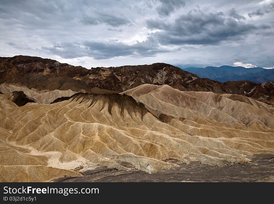 Image of desert landscape in Death Valley National Park, California, US. Image of desert landscape in Death Valley National Park, California, US.