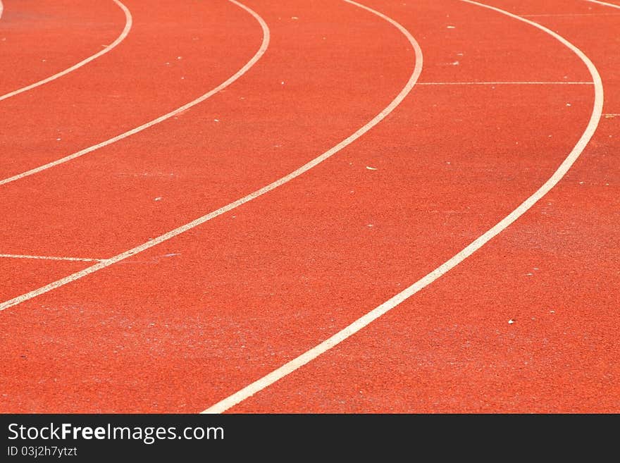 Running Track Lanes For Athletes