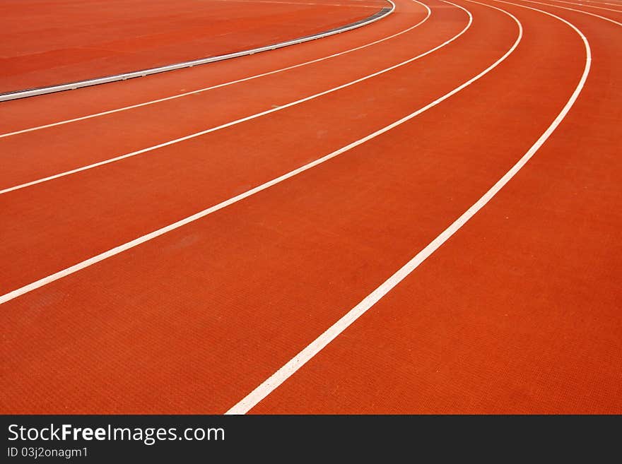 Running Track Lanes For Athletes