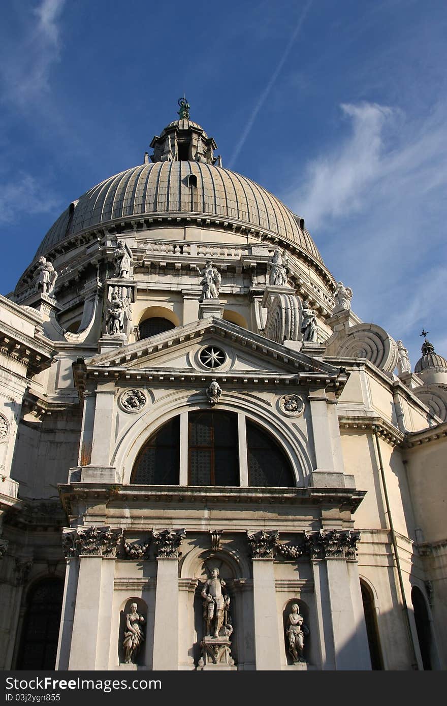 The Basilica Santa Maria della Salute in Venice, Italy