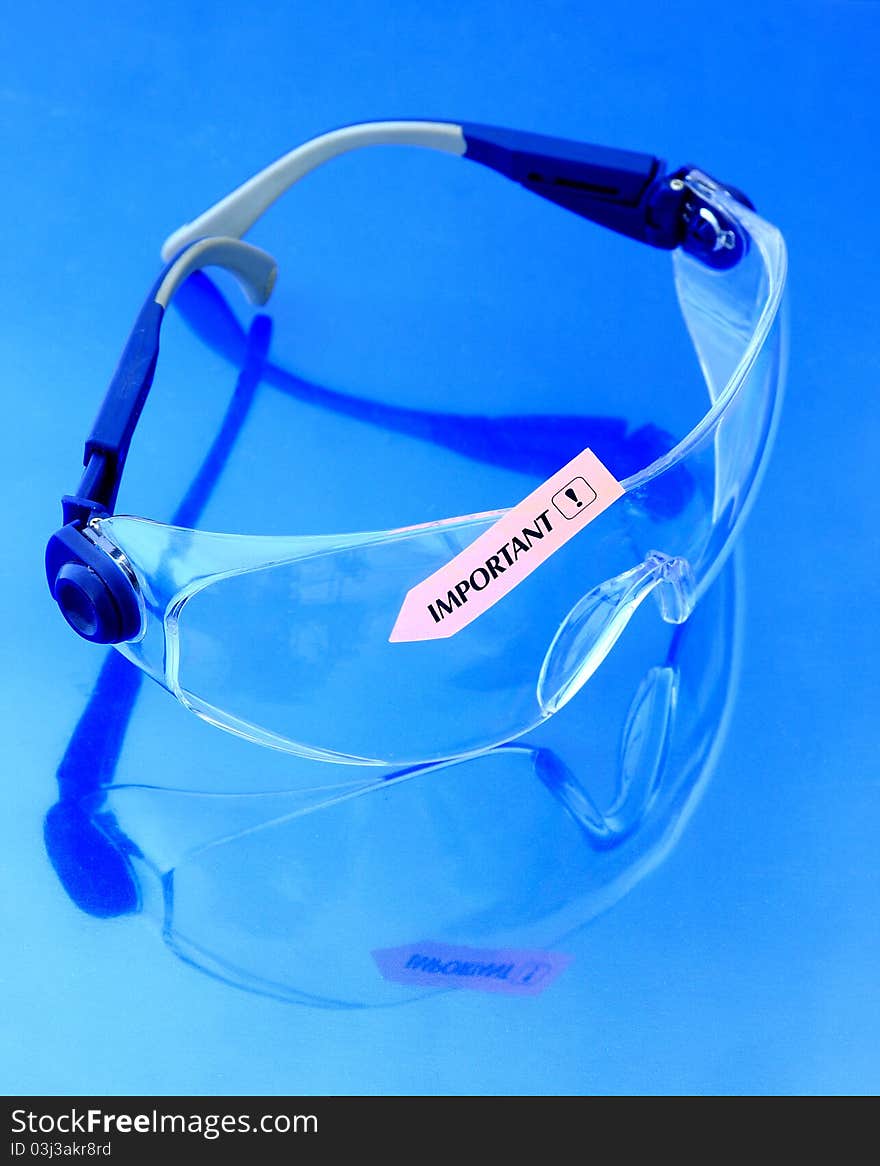 Work safety goggles, very important in some dangerous conditions