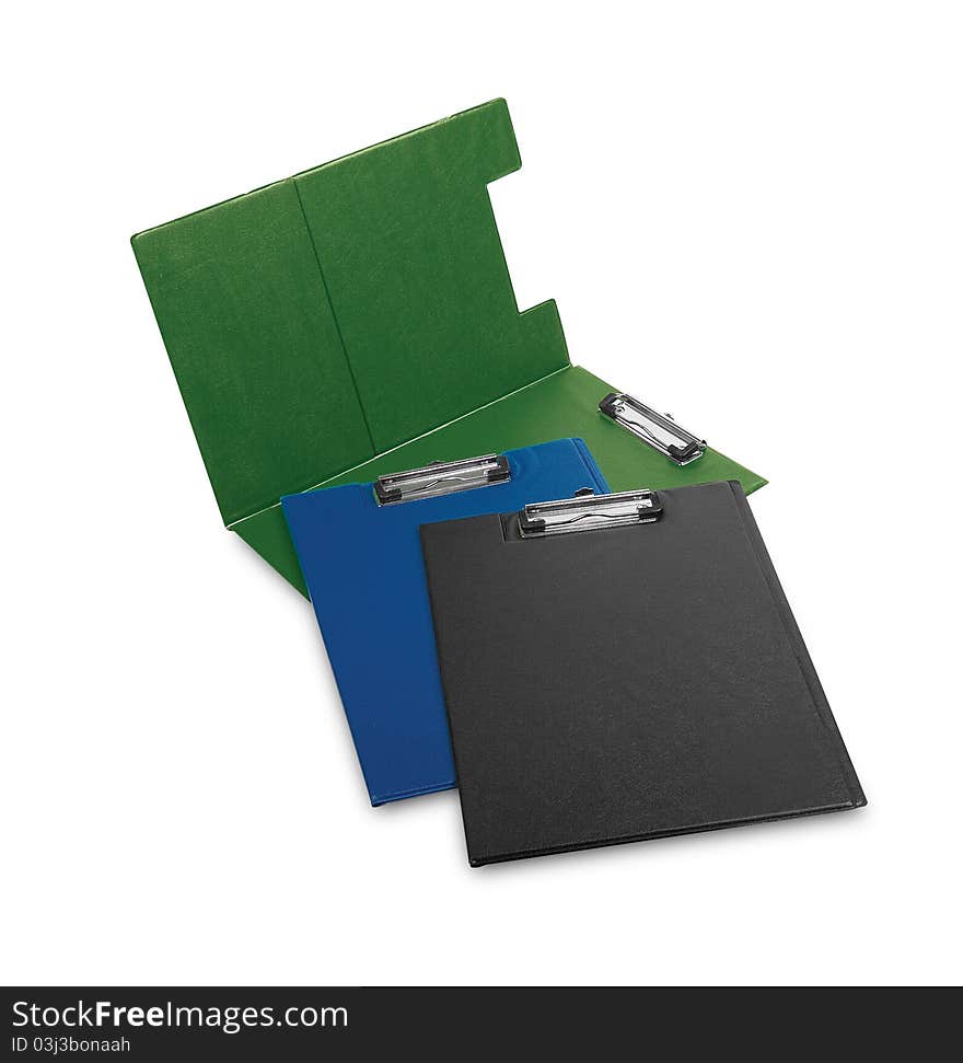 Clip board on white background. Clip board on white background