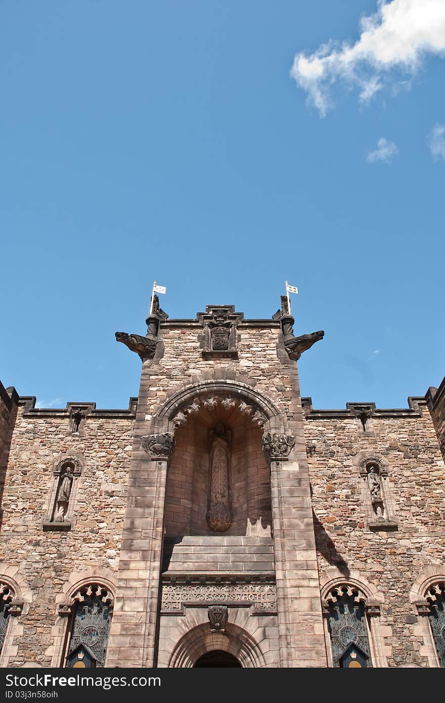 Edimburgh Castle, the Scottish War Memorial