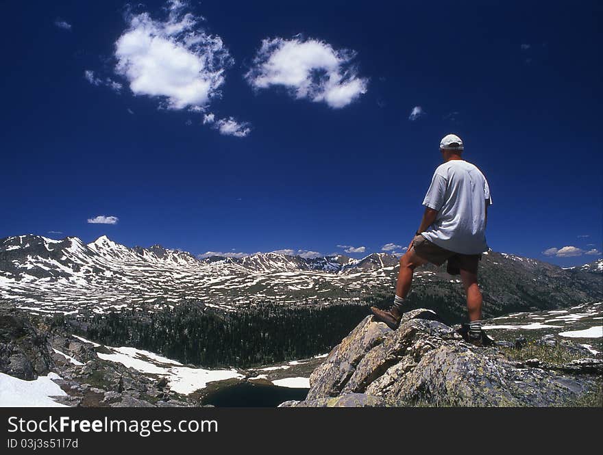 Hiking the backcountry