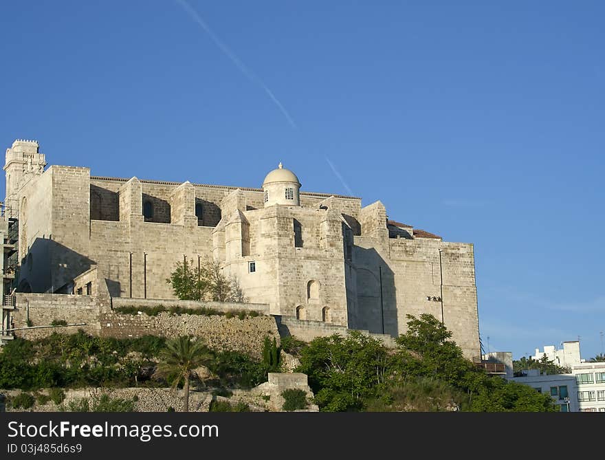 Fortress in Mao, Menorca island, Spain, raw. Fortress in Mao, Menorca island, Spain, raw