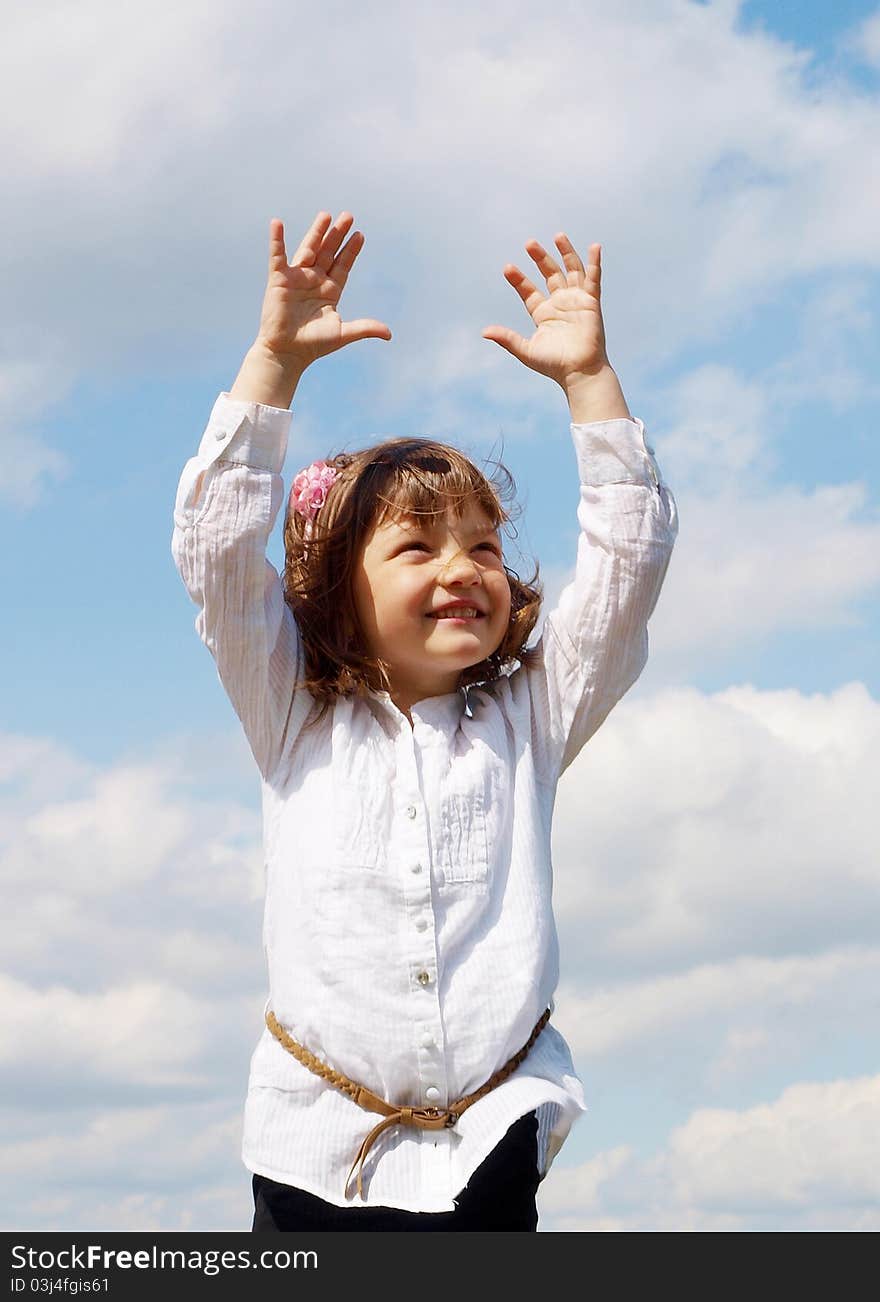 Happy young girl