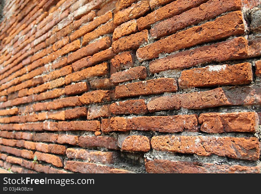 Remaining wall from Phra Nakhon Si Ayutthaya province. Remaining wall from Phra Nakhon Si Ayutthaya province