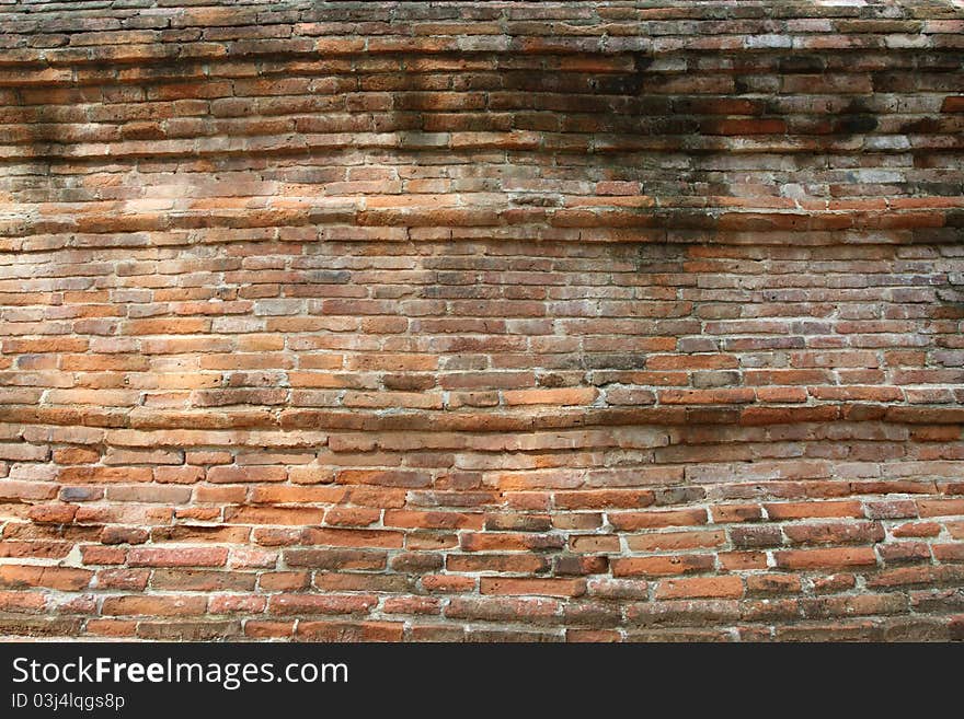 Remaining wall from Phra Nakhon Si Ayutthaya province