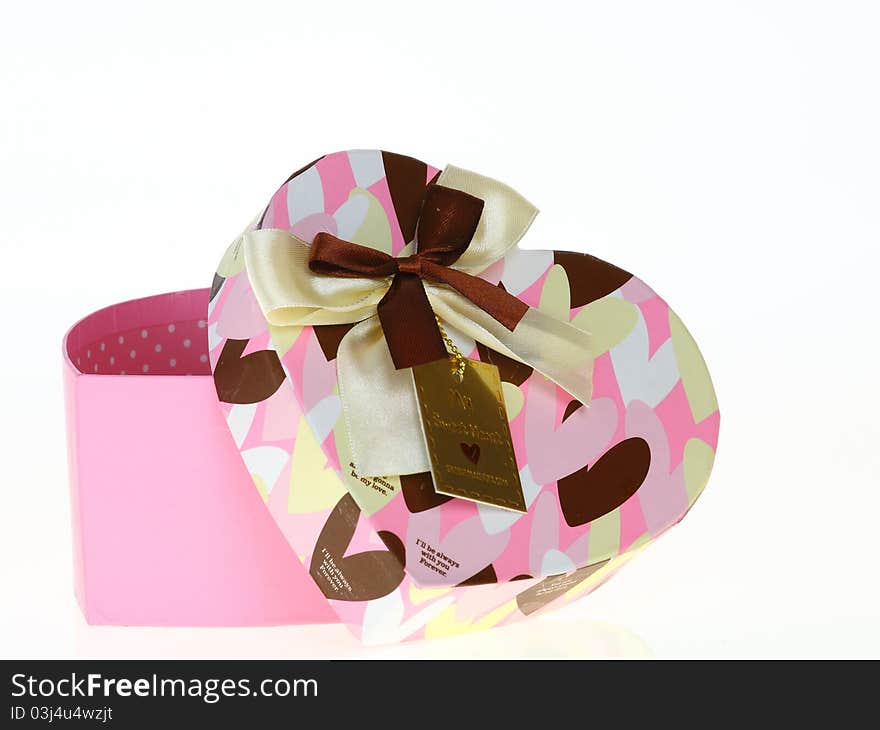 Gift Heart Pink Box