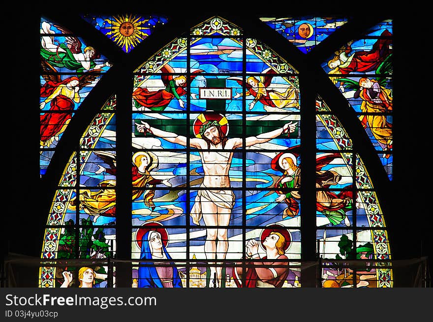 Colorful Stained Glass window