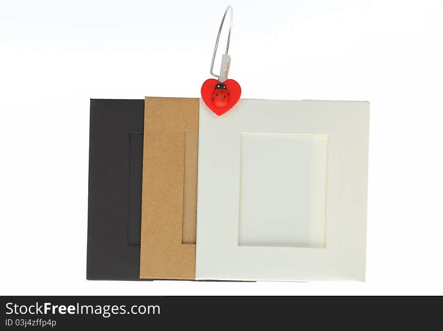 Picture Frame Empty Color Paper