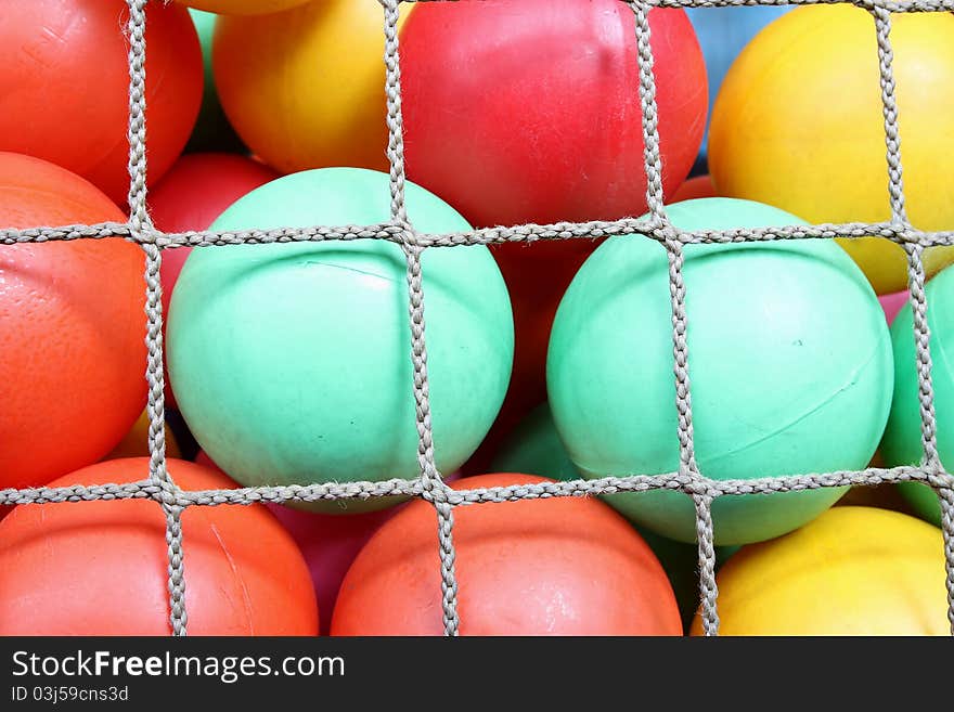 Rope Net With Colorful Ball