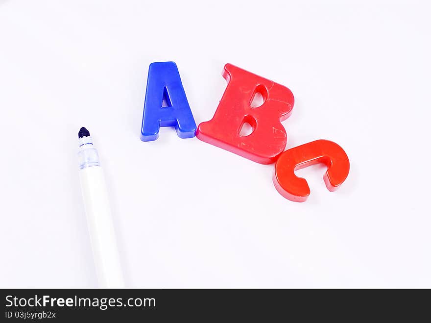 ABC Magnet Letters and Marker