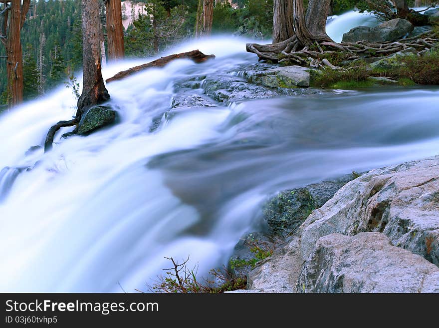 Eagle falls at dusk, emerald bay Lake Tahoe